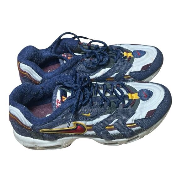 Nike Air Max 96 II QS Shoes Mens 9 Blackened Blue DJ6742-400 Sneakers - Picture 3 of 6